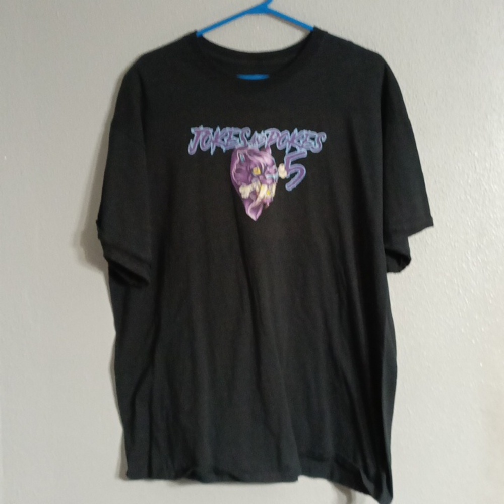 Jokes and Pokes 5 Tattoo T-shirt. size 2XL